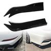 2 Stück Auto Stoßstange Hinten Lippe Diffusor Splitter Seitenschweller Canard oder mit Befestigungsschrauben