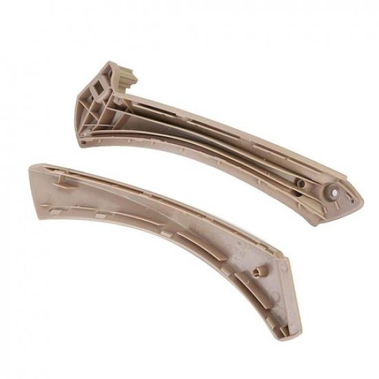 Right Side Inner + Outer Door Panel Handle Pull Trim Cover Fits BMW E90 3-Series