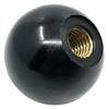 Red black copper core bakelite handle ball plastic mechanical operating rod ball head handle m6810