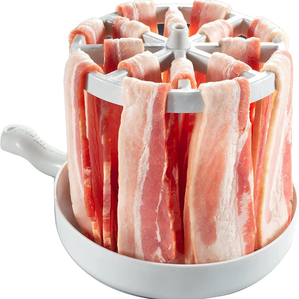 Bacon Maker Barbecue Rack Microwave Barbecue Rack Bacon Barbecue Rack Plastic Barbecue Rack Bacon Rack