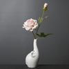 New Cartoon Dried Flowers Ceramic Vase Creative Home Flower Arrangement