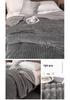 Thick Ribbed Faux Rabbit Fur Velvet Flannel Blanket - Autumn/Winter