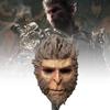 Schwarze Wukong Mythische Affenmaske für Halloween-Kostümparty und Cosplay-Requisiten