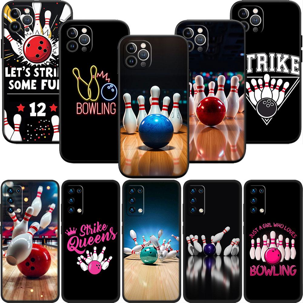 FM10 Bowling Soft Shell Phone Case for OPPO A40 A60 A80 A15 A16 A16K A12 A17 A17K A54 A54S A53 A53S A55 A56 A57 A98 F23