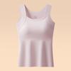 Seamless Plus Size Wide Shoulder Concealer Bra Vest with Beautiful Back Design for Women