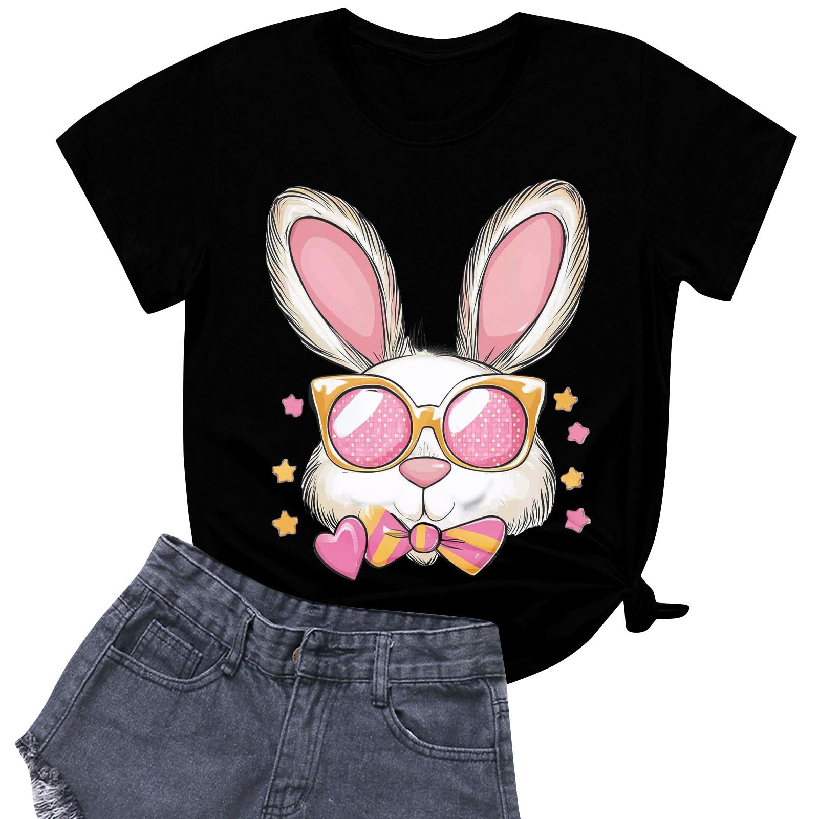 

Женская повседневная футболка с круглым вырезом и короткими рукавами с принтом M чёрный