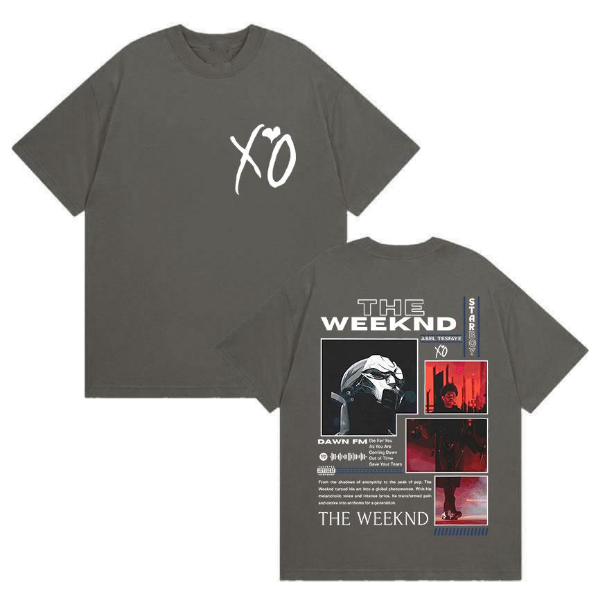 THE WEEKND STARBOY Xo Album 2025 Vară Grafică 100% Bumbac Imprimat Tricou Bărbați Fani Pop Hip Hop Unisex Retro Supradimensionat