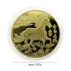 2026 Year Of The Horse Souvenir Coin ZodiacGolden Horse Blessing Commemorative Coin New Year Collectible Coin Decoration