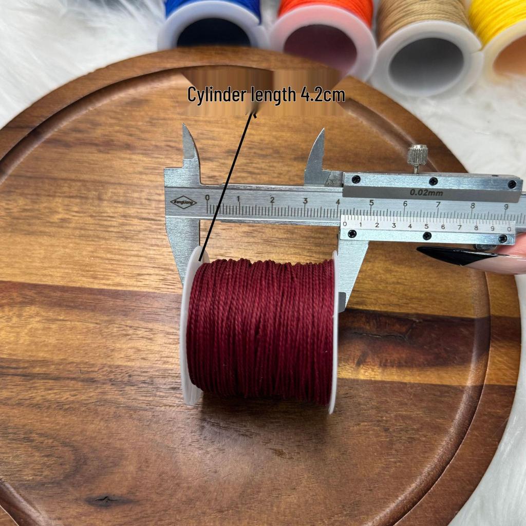 Taiwan Wachsschnur - 1mm, 20m Rolle, 20 Farben, Schmuck & Bekleidungszubehör
