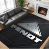 Fendt Print Crystal Velvet Plush Rug Wear?Resistant Anti?Slip Floor Mat For Indoor Household Decoration