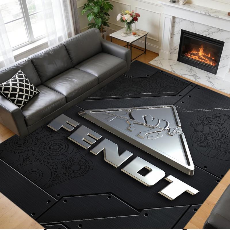 Fendt Print Crystal Velvet Plush Rug Wear?Resistant Anti?Slip Floor Mat For Indoor Household Decoration
