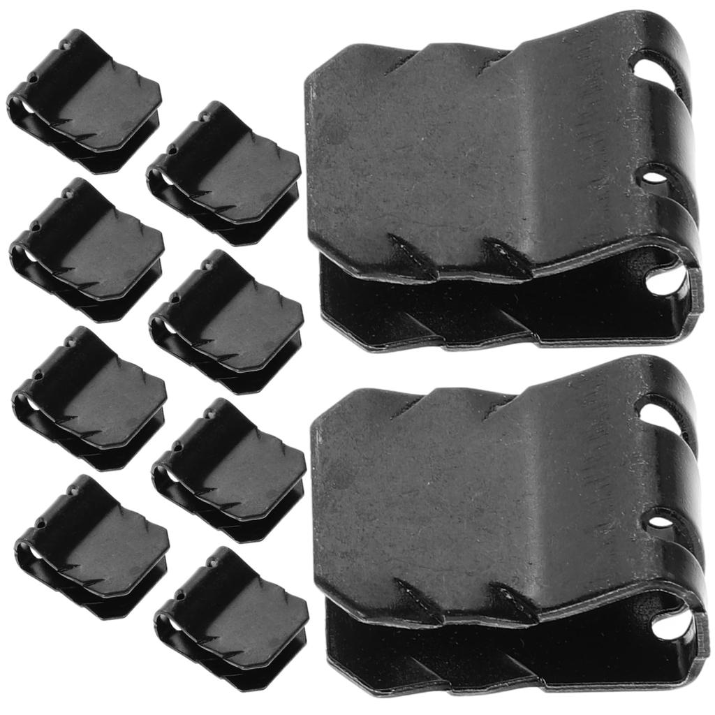 COSMEVIVI Clip Car Clip Nut 10pcs Metal Retainer Clip Car Body Fastener Buckle for Solar Cable Clip