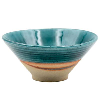 Ceramic Ai Mori Cafe Tea Bowl 08406 "Evening Calm" Size Approx. 12.7 H5.6