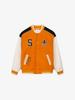Supra Varsity Simple S Logo Wool Varsity Jacket (Camel)