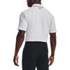 Under Armour Contrast Trim Casual Pullover Short Sleeve Polo Shirt Men Tops White 1377363-100