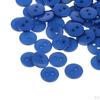 100 Bottoni Piatto in Resina a 2 Fori da 1 Cm per Artigianato