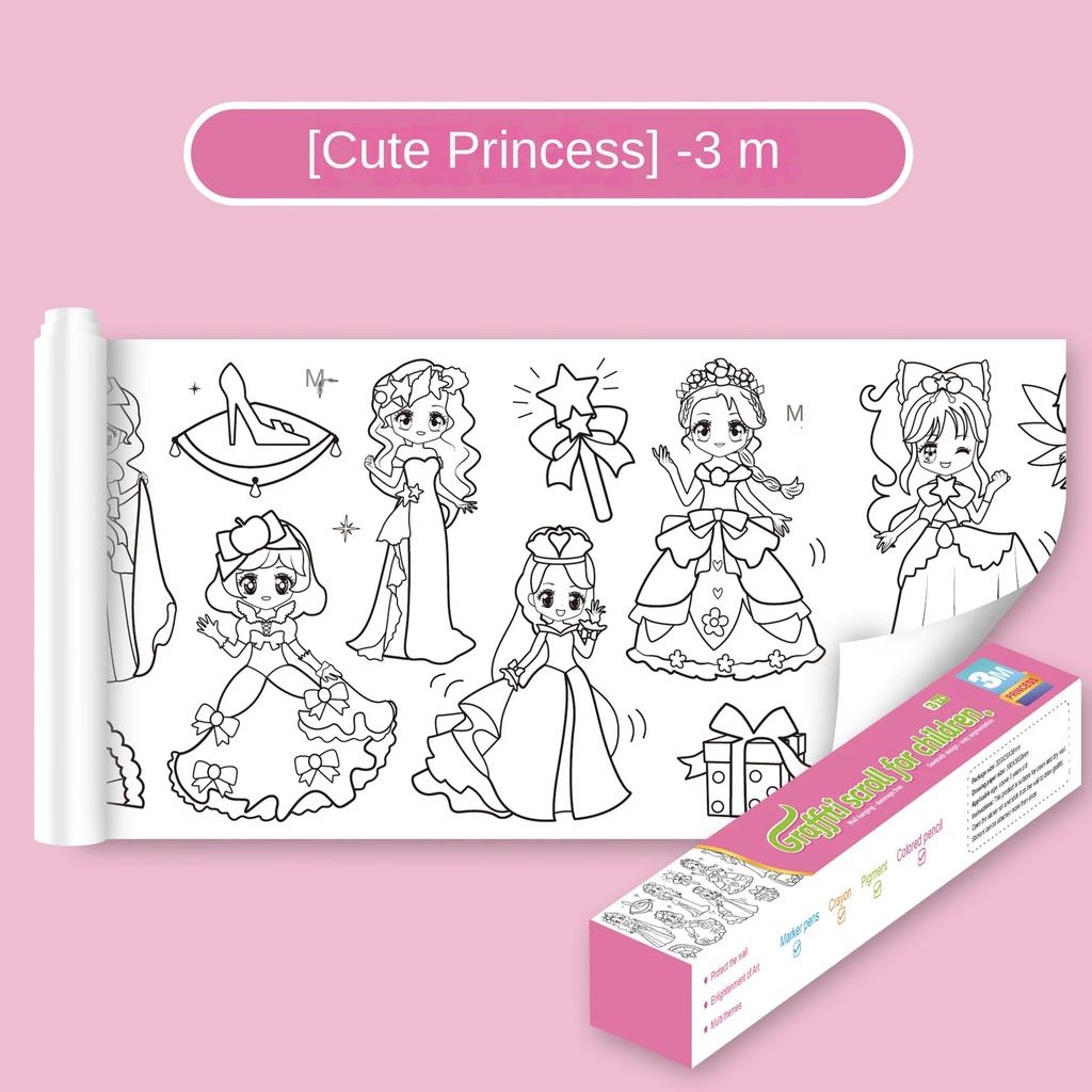 Youngsters High-Quality Coloring High-Quality Paper High-Quality Roll High-Quality Sticky Self-assembly High-Quality Drawing High-Quality Graffiti
