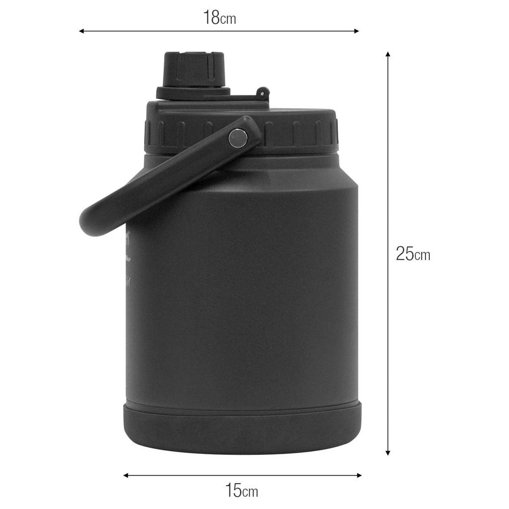 FIELDOOR Ice Container Ice Jug Ice Bottle Water Jug Small Camping Ice Container Outdoor Cold Insulation Water Bottle Wide Mouth Large Capacity