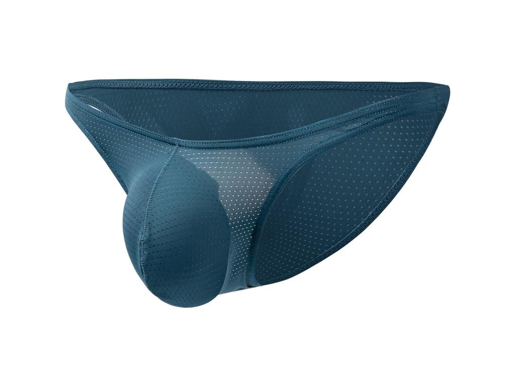 Men's Low-Waist Sexy Breathable Mesh Triangle Briefs Bikini E-091