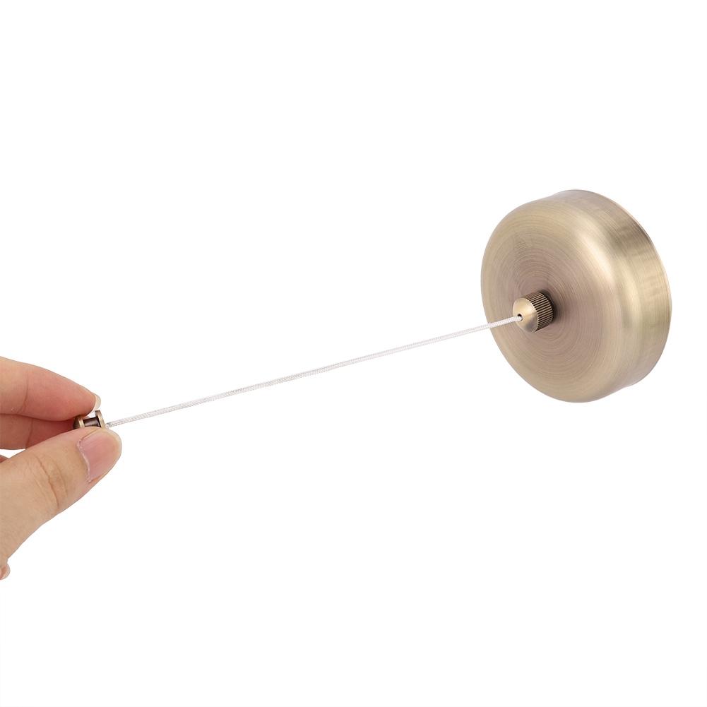 Household Clothesline 304 Stainless Steel Wall Mounted Telescopic Washing Line (Gold)