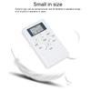 QQT102 Professional Radio   Portable FM Stereo Receiver with LCD Display Earphone