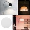 12.6" Round Ceiling Diffuser: Acrylic Flat Circular Lamp Shade For Softened Lighting Dazzle-Proof Heat-Resistant Light Cover,