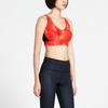 Under Armour Vanish All Over Print Casual Breathable Medium Intensity Sports Bra Women Underwear Red 1328601-890