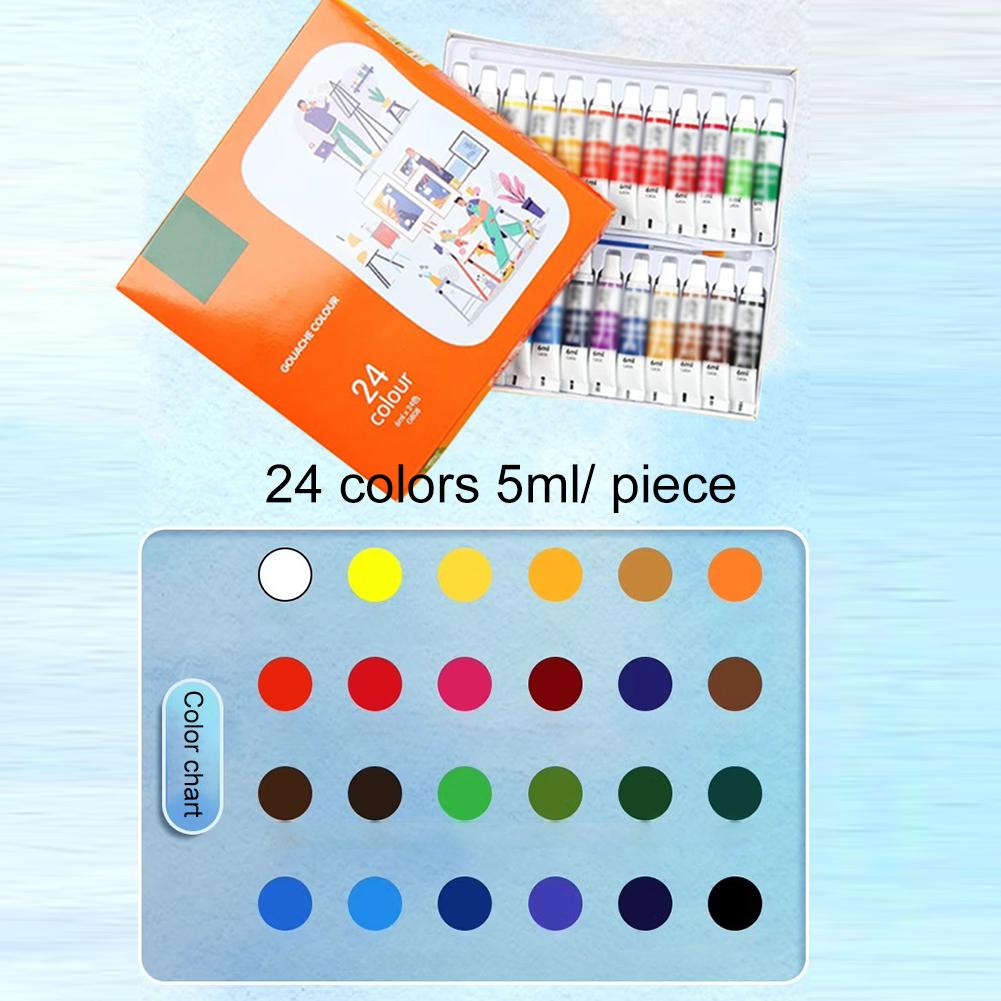 Travel Paint Palette Pocket Artist Watercolor Set Portable Watercolor Set Wooden Grid Paint Box for Artists and Students