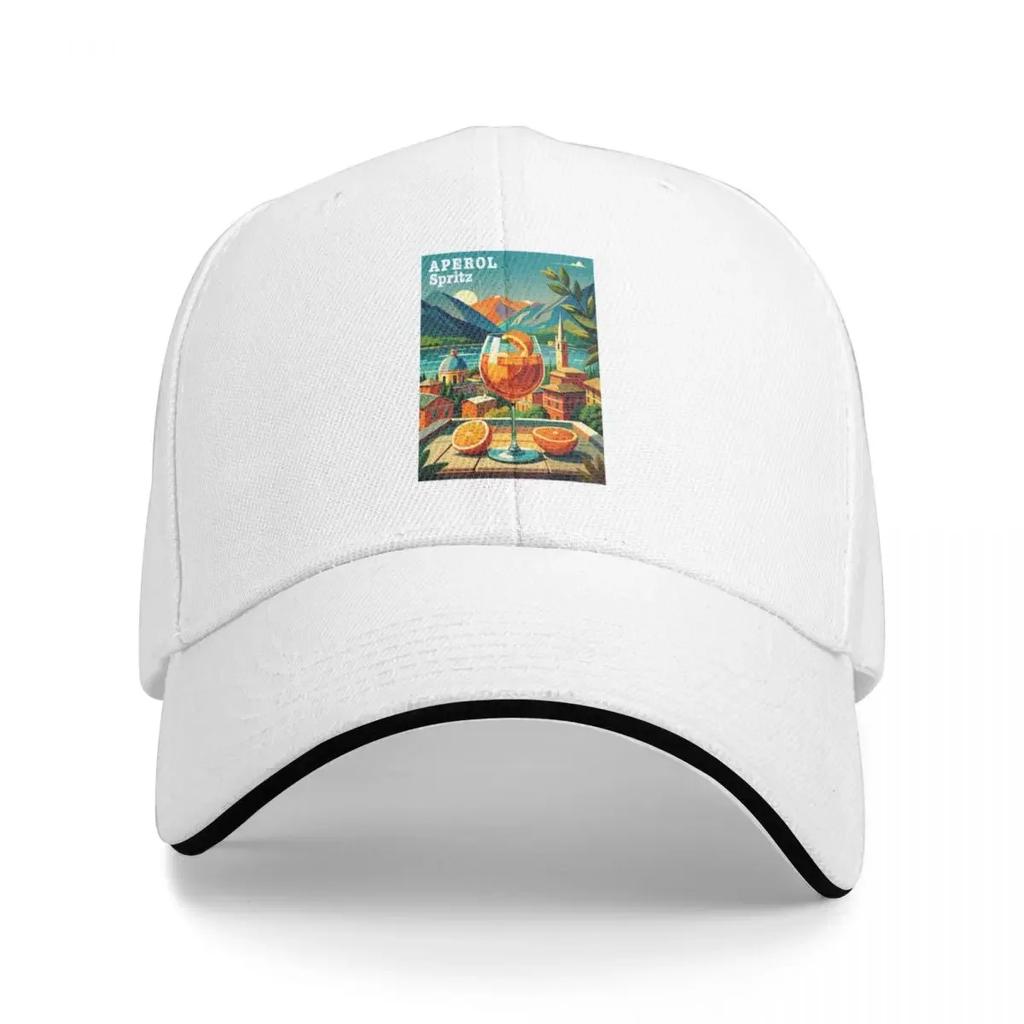Aperol Spritz poster Baseball Cap Hat Man Luxury Designer Golf Womens Beach Mens