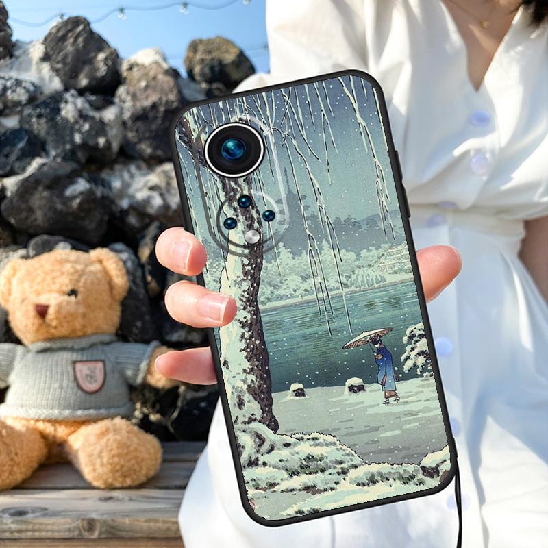 Ukiyo-e Japanese Style Art Case For Honor Magic 7 5 6 8 Pro 200 400 50 70 90 Lite X9a X9b X9c X9d X8b X8c Win RT Cover