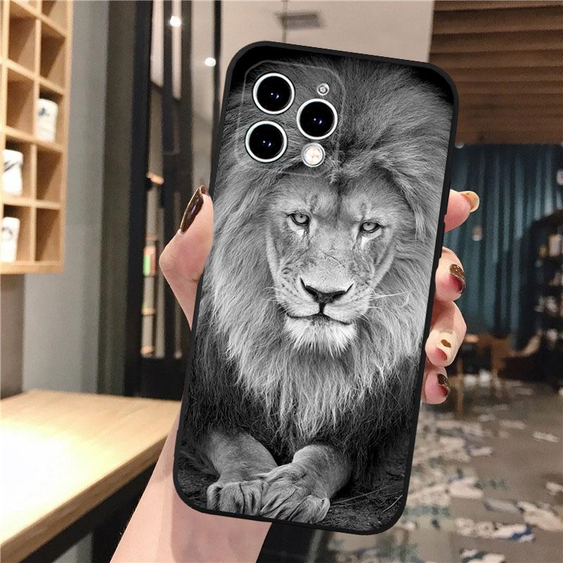 

Чехол для телефона для iphone 17 Pro Max 17 Pro Air 16 15 14 13 Pro Max 15 16 Pro 15Plus Лев iphone 15ProMax