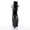 Bright leather boots new super high heel thin legs high tube women's stage performance boots fashion short boots 17cm