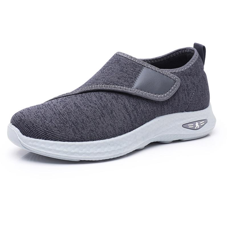 Buty męskie wiosna nowe niestandardowe wygodne buty codzienne powierzchnia materiałowa jeden pedał leniwe antypoślizgowe lekkie oddychające buty taty