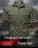 Men's Summer Military-Style Cotton Short-Sleeve Shirt - Casual, Lightweight, Multi-Pocket, Plus Size Workwear