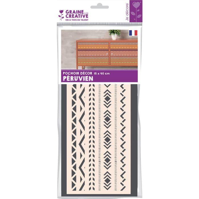 Deco Stencil 15x40 Cm Peruvian
