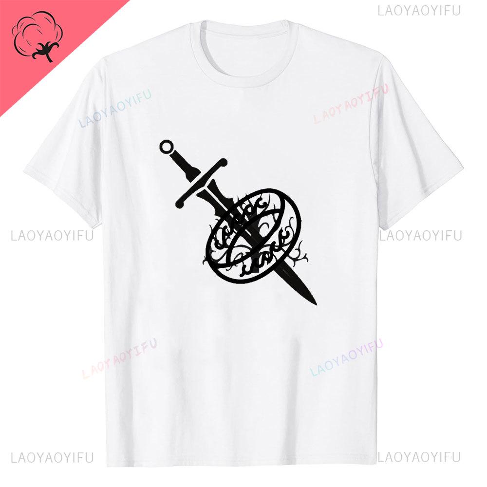 New Lord of The Ring TShirt White Man Cute Loose Streetwear Harajuku Black for Men Ventilate Oneck Casual Unique Tshirt Tops