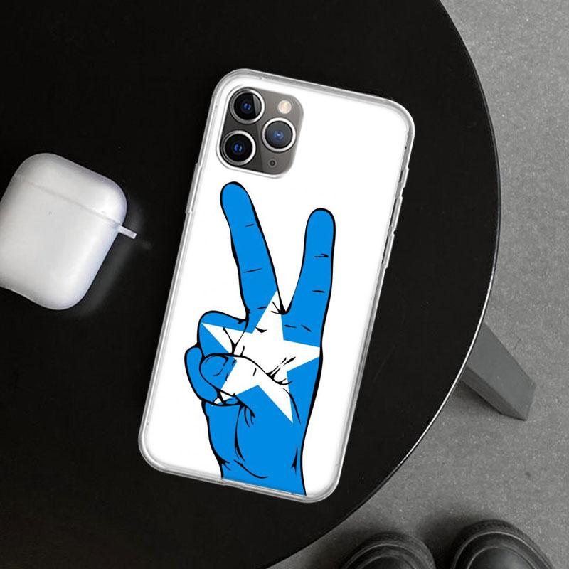 Somali Somalia National Flag Phone Case Cover for iPhone 11 12 13 Mini 14 15 Plus 16 Pro Max 17 Air 7 8 + SE Art Customized Fund
