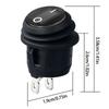 High Performances Waterproof 2 Pin Round Switches 2 Position for Industrial Control Panel and Marine Devices