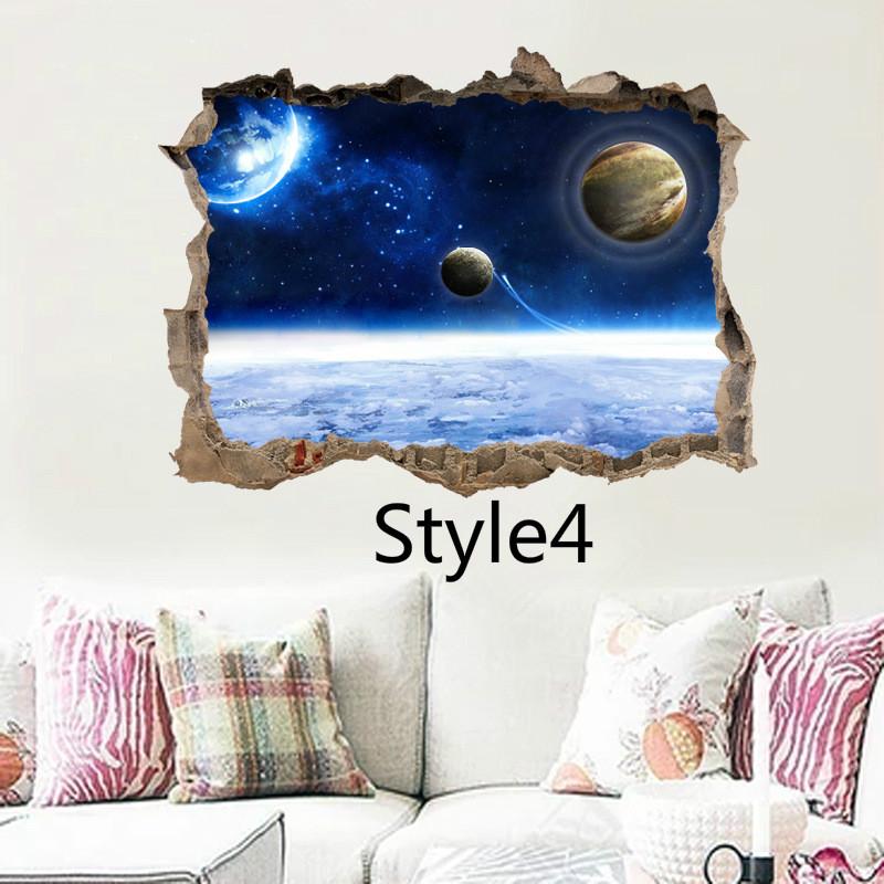 

Фентезі Стерео Зірка Наклейка на стіну неба Вітальня Спальня Дитяча кімната Декор Живопис Style4 синій