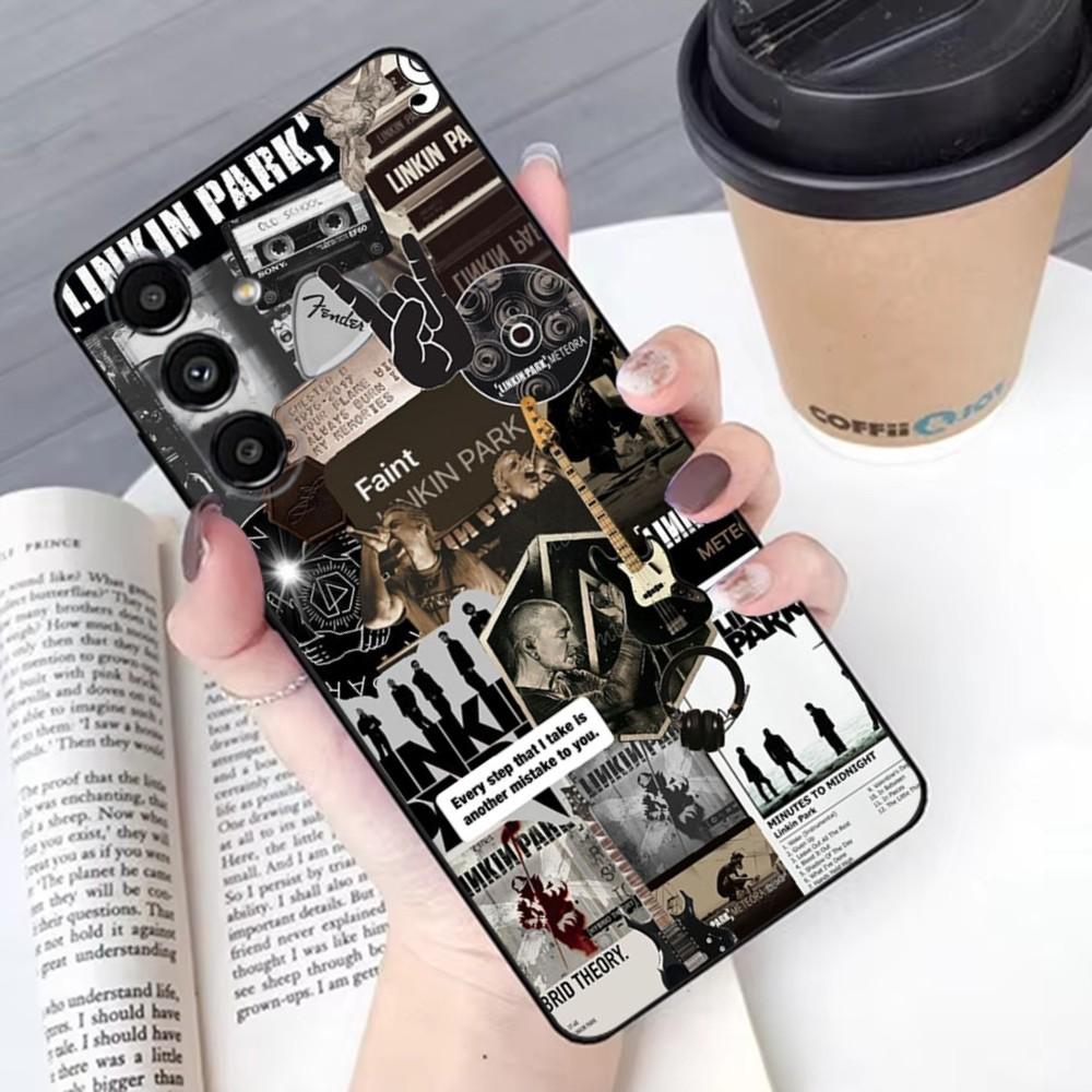 

Band L-LinkinS Cool P-Park Phone Case For Samsung S24,23,22,30,21,10,9,Ultra,Plus,Lite,FE,Soft Silicone Black Cover Samsung S24