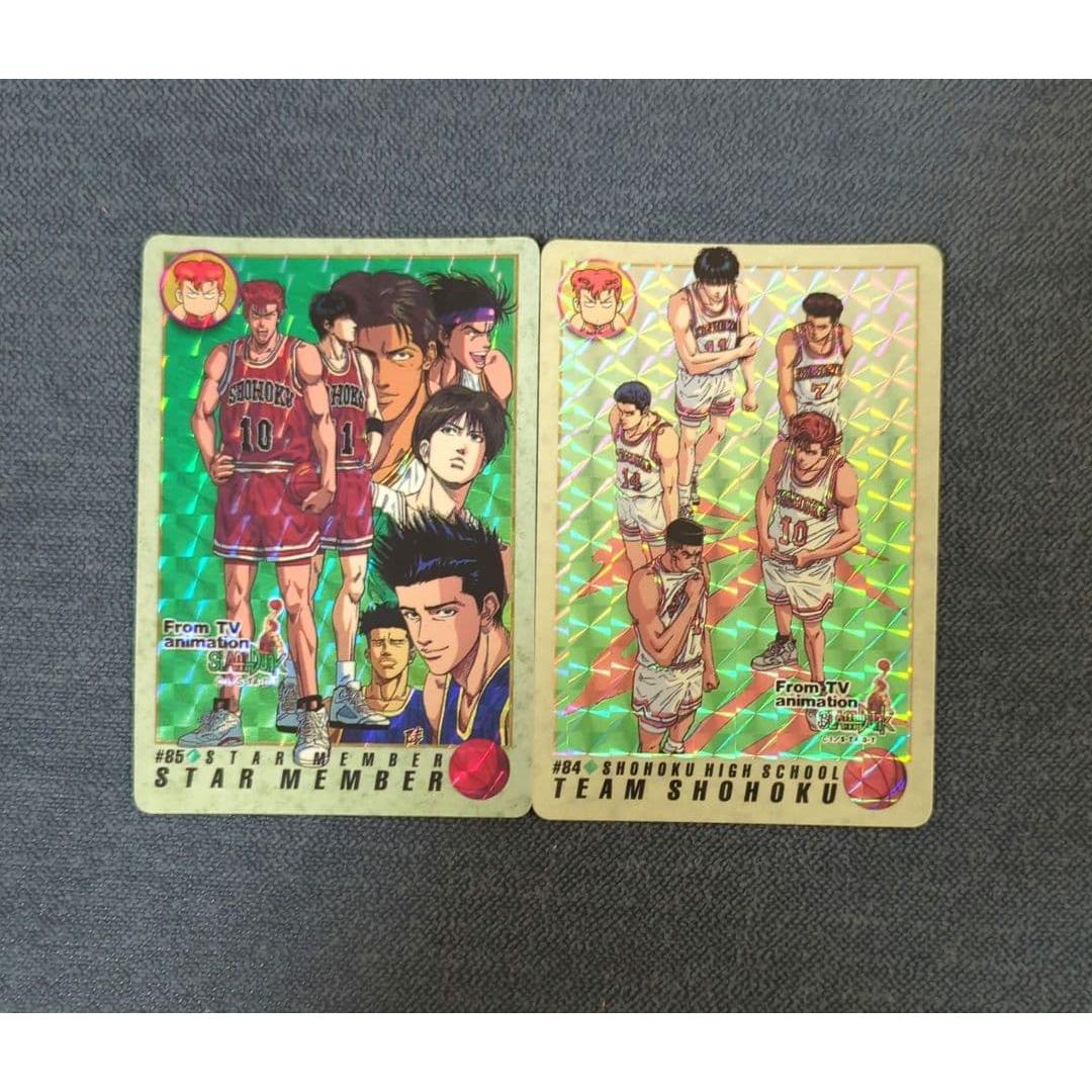 Slam Dunk Card Shohoku No.85, 84 Rukawa, Mitsui, Maki, Fujima SLAMDUNK