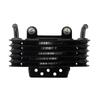 Universal 5 Row Motorcycle Oil Cooler Aluminum Engine Oil Radiator Cooling System for 125cc 150cc 200cc 250cc Dirt Bike