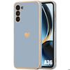 Case for Samsung Galaxy A36 5G, Heart Pattern Shockproof Soft Anti-Scratch Blue