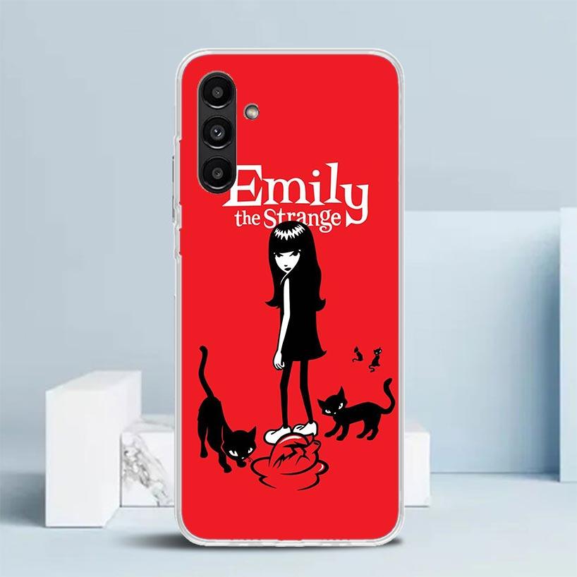 Comics Emily The Strange Cover for Samsung Galaxy A17 A37 A57 A16 A26 A36 A56 A15 A14 A55 Phone Case A13 A53 A25 A35 A24 A34 A23