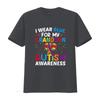 Autism Awareness Grandma Grandpa I Wear Blue For My Grandson T Shirt vintage Washed Soft Slightly streetwear Stylish homme
