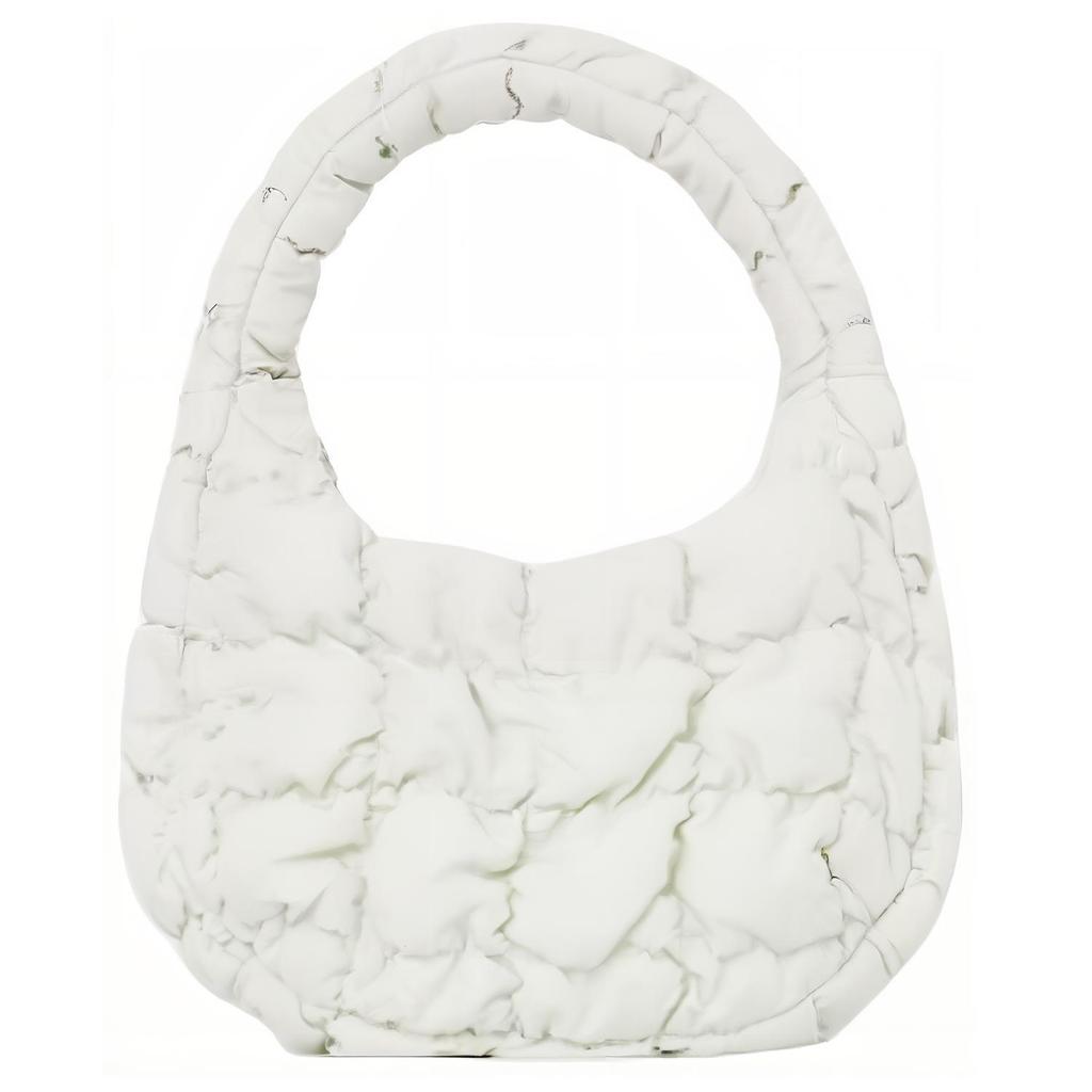 New COS Polyester Cloud Bag Handbag Small Size Women's Light Green 1171064030