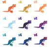 Creative 3D Printing of Tyrannosaurus Rex Ornaments Deformed Skeleton Toys Gear Balls Stress Reducing Crafts Home Car Decoration Gifts