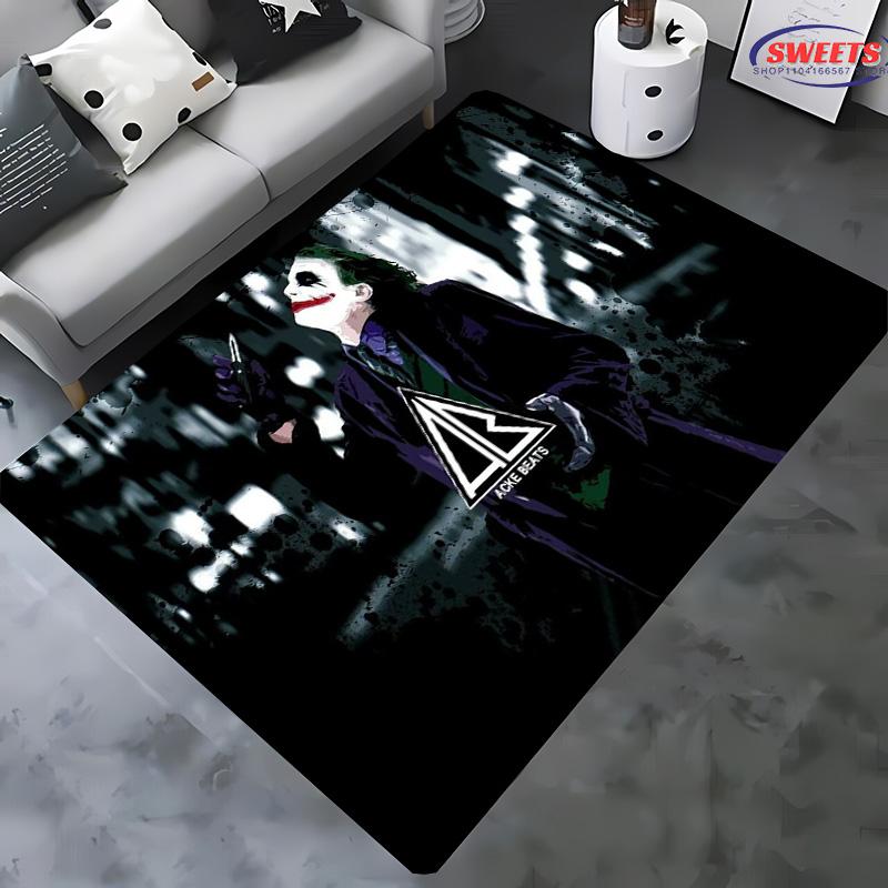 New Arrival! Classic Joker Carpet, Living Room Bedroom Office Area Children's Room of Choice, Non-slip Machine Washable Mat Gift