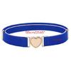Universal Stretchy Decorative Belt Heart Shape Buckle Waistband Girl Accessories