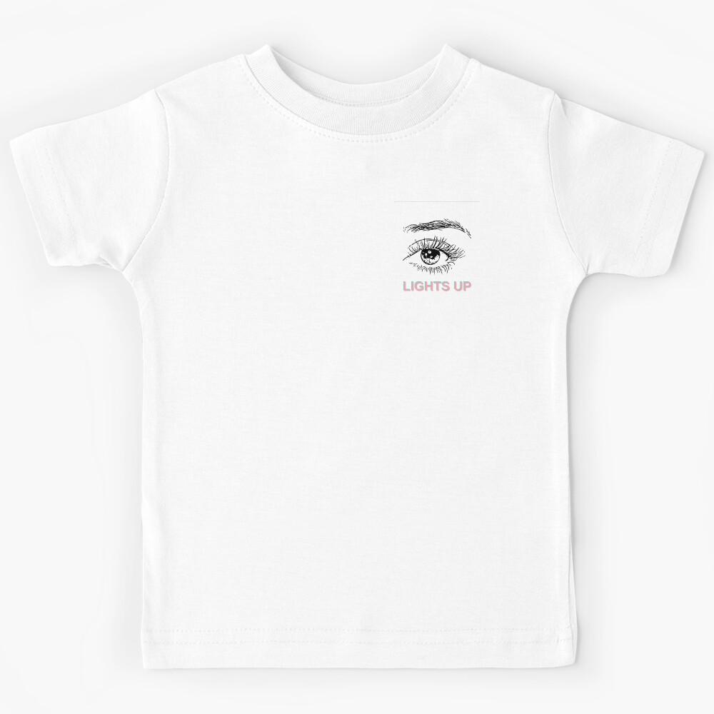 LIGHTS UP PINK EYE Kids T-Shirt 100